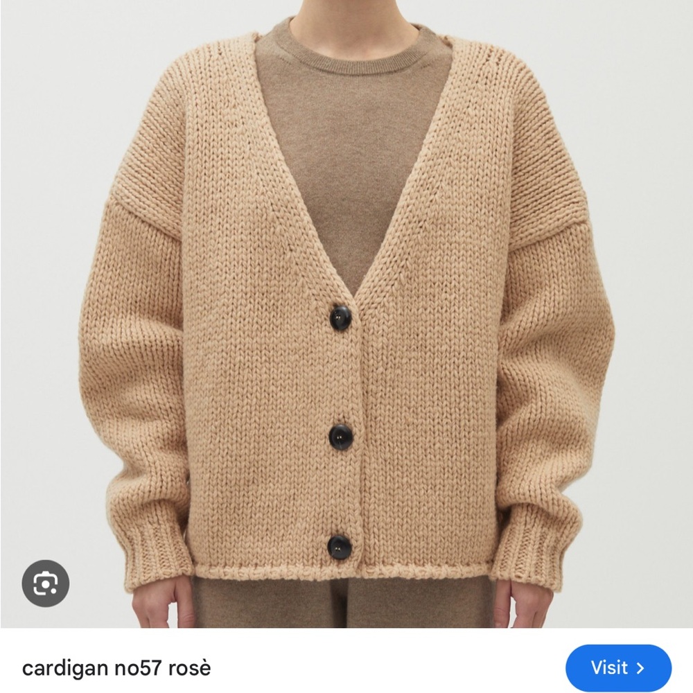 Babaa no 57 rose Cardigan Sweater one size